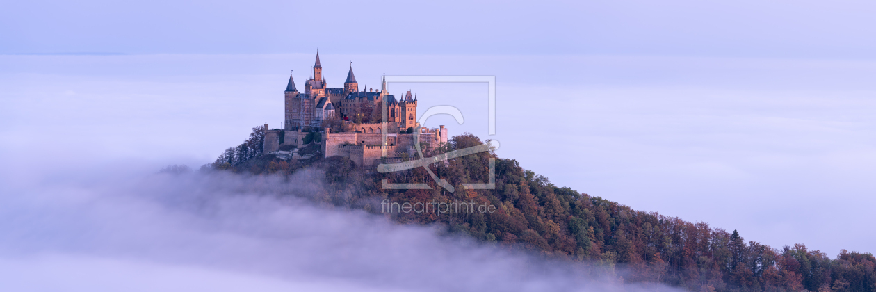 Bild-Nr.: 12850831 Burg Hohenzollern über dem Nebelmeer erstellt von eyetronic