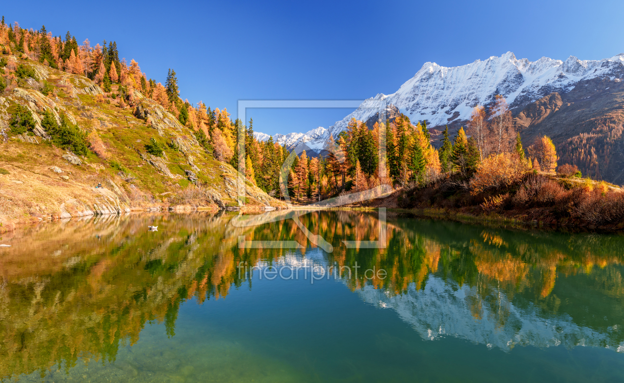 Bild-Nr.: 12852229 Herbst im Lötschental - Wallis - Schweiz erstellt von Achim Thomae