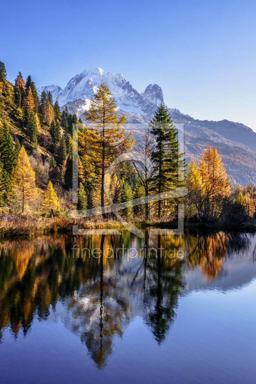 Bild-Nr.: 12852397 Herbst am Mont Blanc Massiv - Frankreich erstellt von Achim Thomae