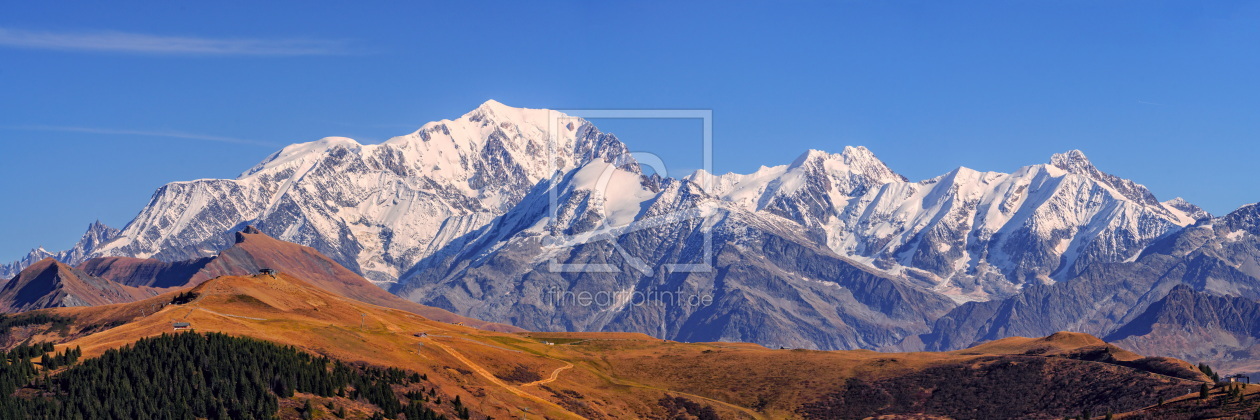 Bild-Nr.: 12852724 Panorama Mont Blanc Massiv - Frankreich erstellt von Achim Thomae