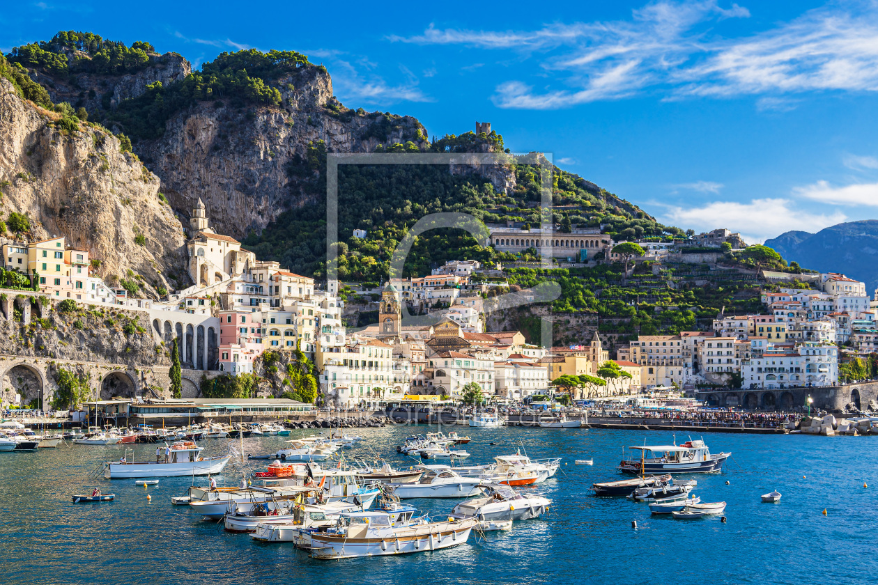Bild-Nr.: 12852978 Blick auf Amalfi erstellt von Rico Ködder