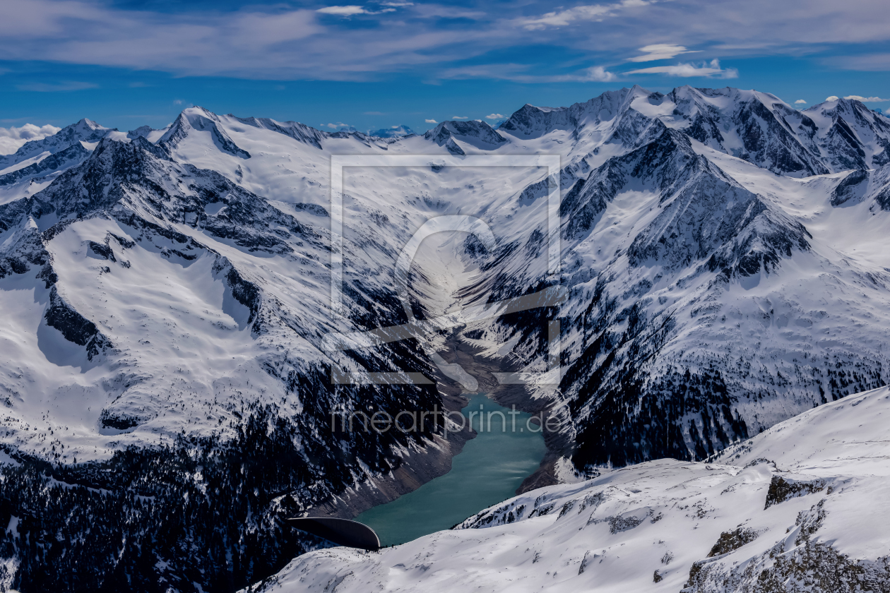 Bild-Nr.: 12853685 Panorama Hintertux - Österreich - Schlegeisstausee erstellt von uh-Photography