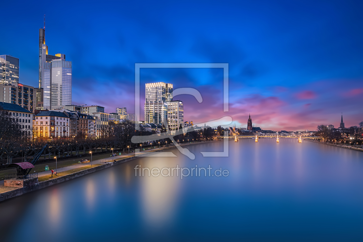Bild-Nr.: 12855995 Frankfurt am Main Skyline - blaue Stunde erstellt von uh-Photography
