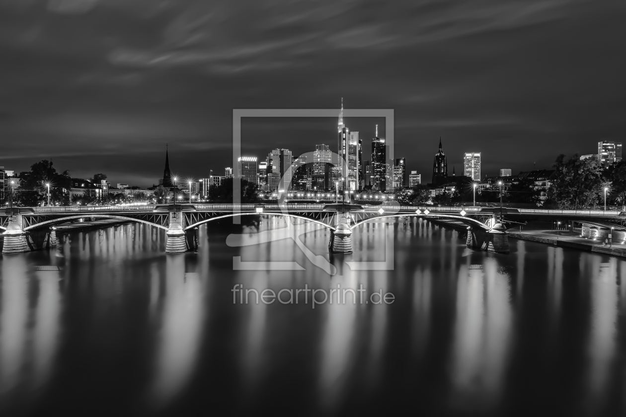 Bild-Nr.: 12856171 Frankfurt am Main Skyline Schwarz-Weiß  erstellt von uh-Photography