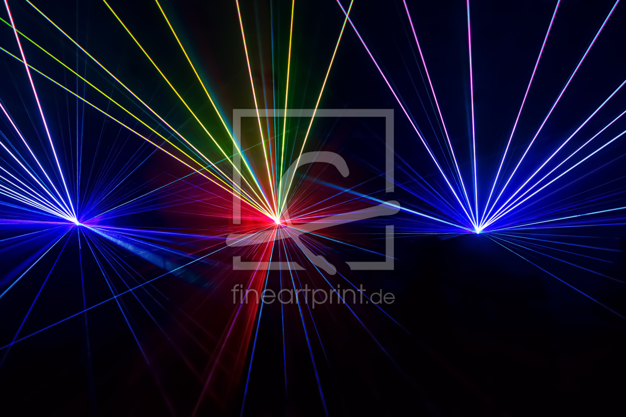 Bild-Nr.: 12857157 Lasershow - Laserstrahlen erstellt von uh-Photography