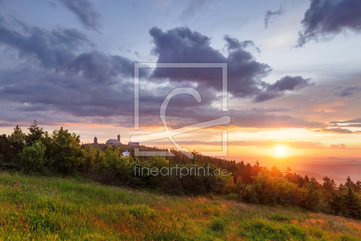 Bild-Nr.: 12857634 Sonnenaufgang im Sommer am Fichtelberg erstellt von Daniela Beyer