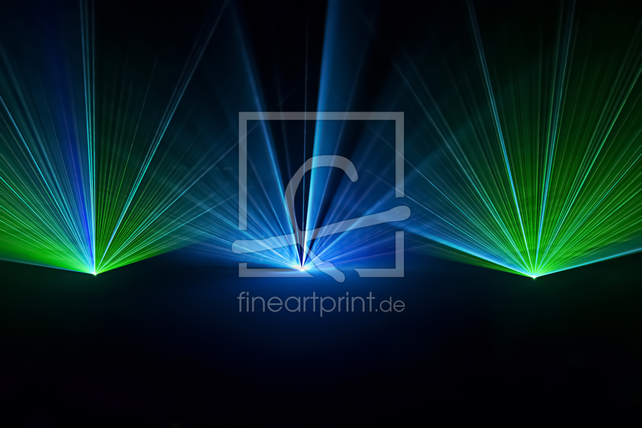 Bild-Nr.: 12857896 Lasershow - Laserstrahlen erstellt von uh-Photography