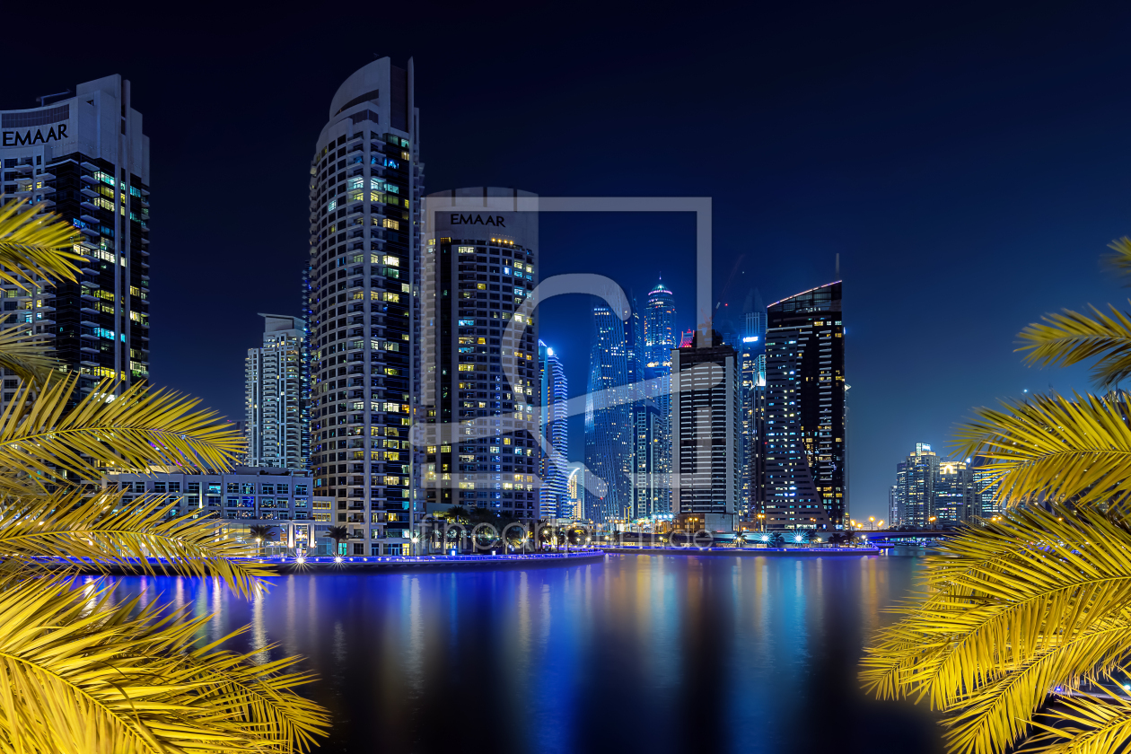 Bild-Nr.: 12858496 Dubai Marina - at night erstellt von uh-Photography