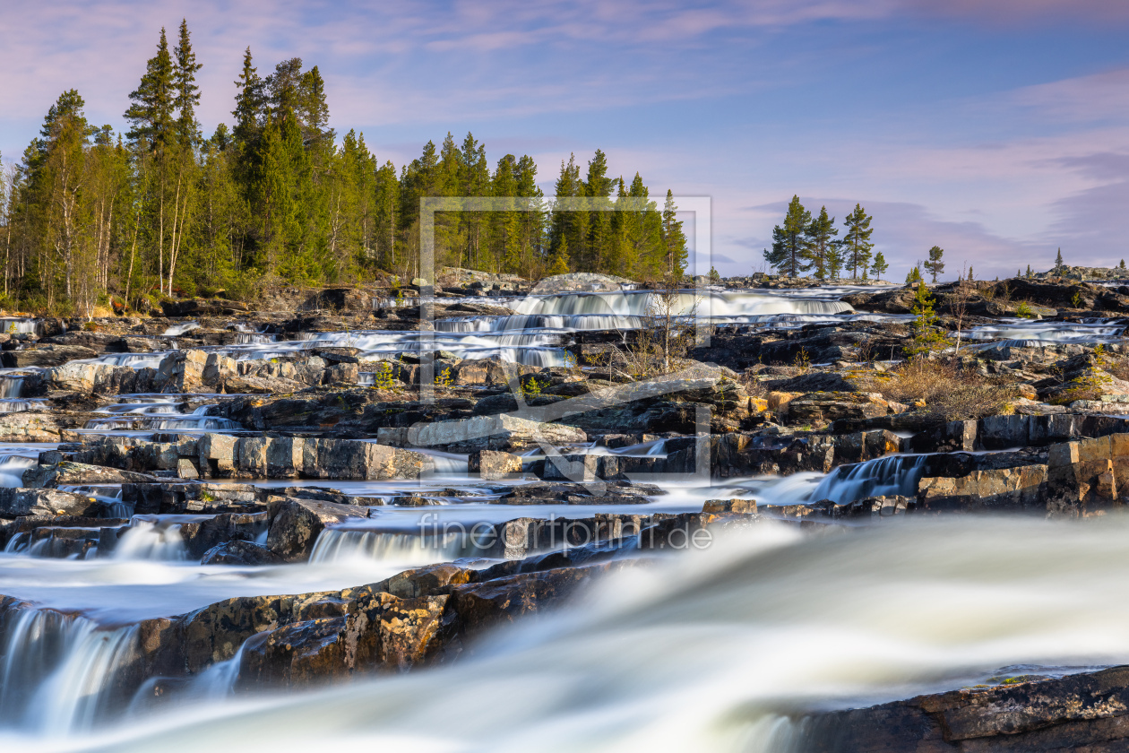 Bild-Nr.: 12858656 Morgens am Wasserfall in Schweden erstellt von Daniela Beyer