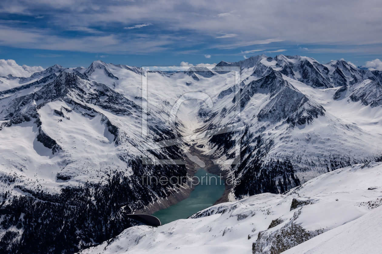 Bild-Nr.: 12859256 Panorama Hintertux - Österreich - Schlegeisstausee erstellt von uh-Photography