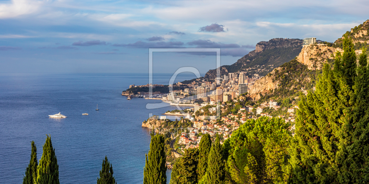 Bild-Nr.: 12859450 Blick von Roquebrune auf das Fürstentum Monaco erstellt von dieterich