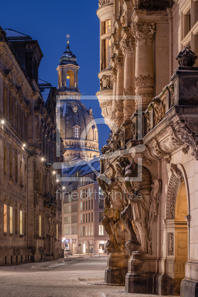 Bild-Nr.: 12861451 Georgentor und Frauenkirche im Winter erstellt von eyetronic