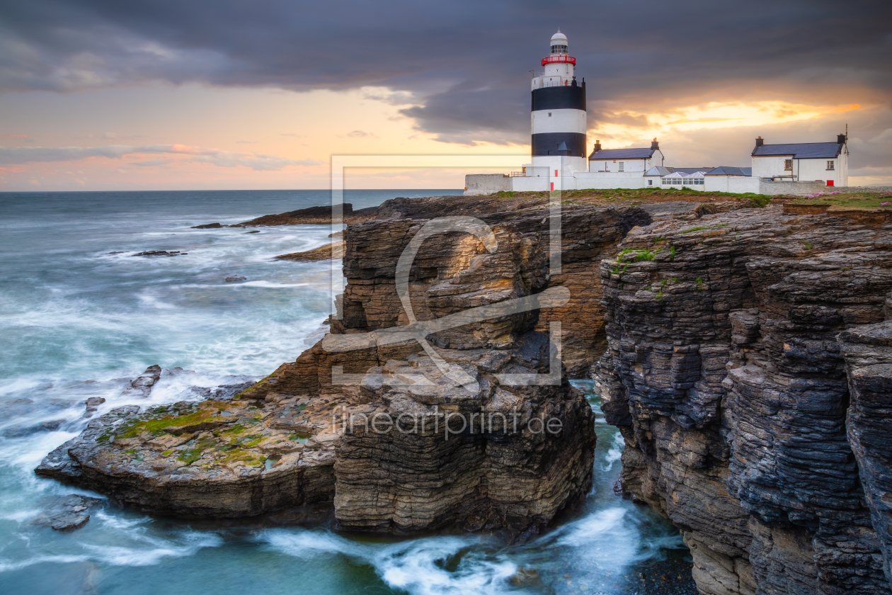 Bild-Nr.: 12864601 Felsenküste mit Leuchtturm Hook Head erstellt von Daniela Beyer