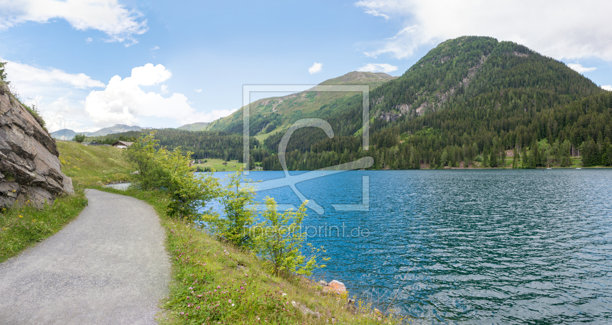 Bild-Nr.: 12866334 Spazierweg Davoser See erstellt von SusaZoom