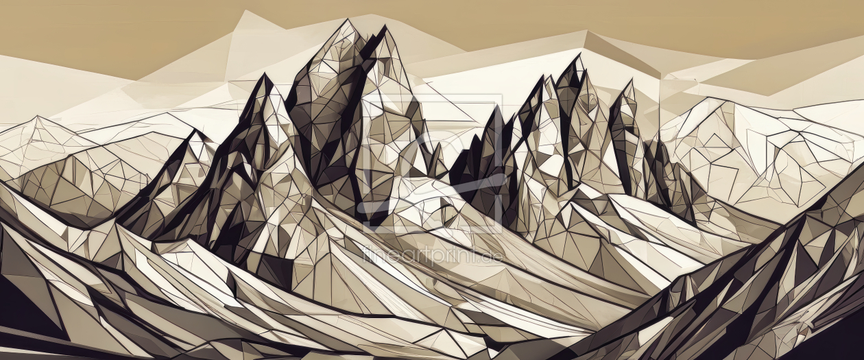 Bild-Nr.: 12867980 Gebirgslandschaft KI erstellt von XYRIUS