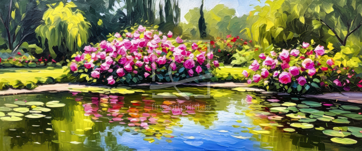 Bild-Nr.: 12870167 Idylle am Teich KI erstellt von XYRIUS