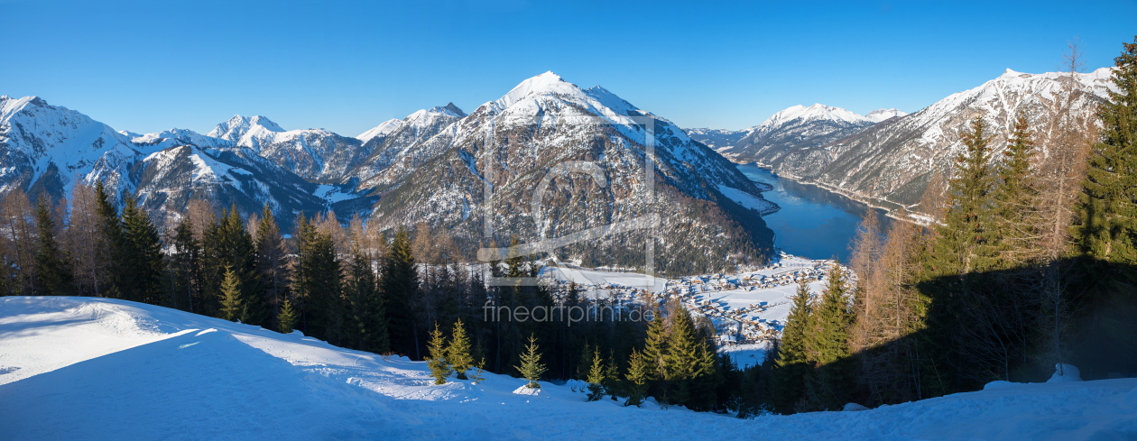 Bild-Nr.: 12871423 Bergwinter Pertisau mit Blick zum Achensee erstellt von SusaZoom