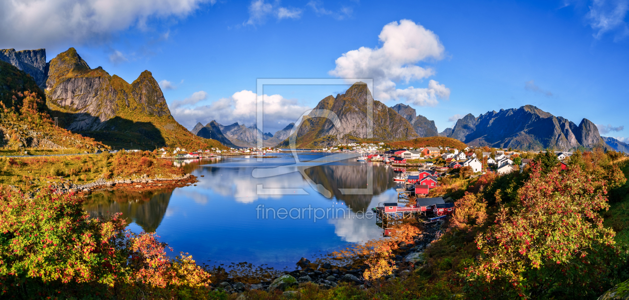 Bild-Nr.: 12871814 Herbst in Reine auf den Lofoten - Norwegen erstellt von Achim Thomae