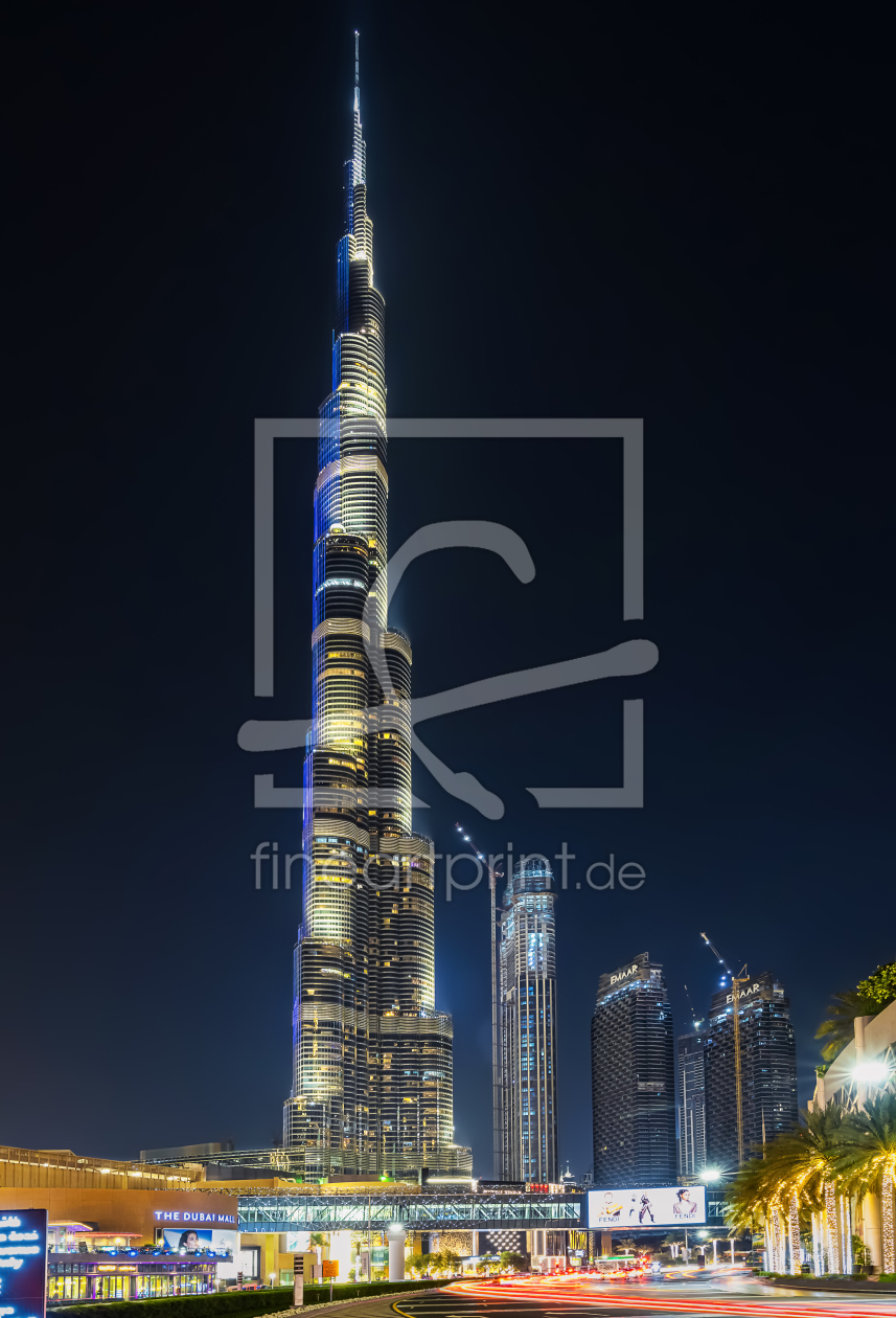 Bild-Nr.: 12872102 Burj Khalifa - Dubai - blaue Stunde erstellt von uh-Photography