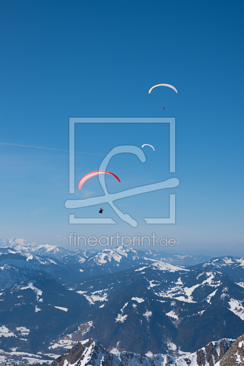 Bild-Nr.: 12872342 Gleitschirmflieger Allgäuer Alpen erstellt von SusaZoom