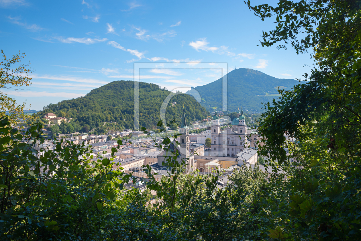 Bild-Nr.: 12873384 Aussicht Mönchsberg auf Salzburger Dom erstellt von SusaZoom
