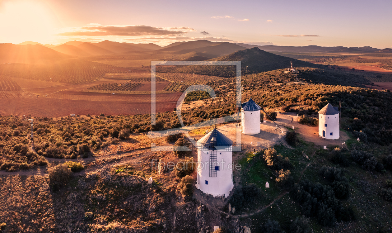 Bild-Nr.: 12873652 Don Quixote Windmühlen - Spanien erstellt von Achim Thomae