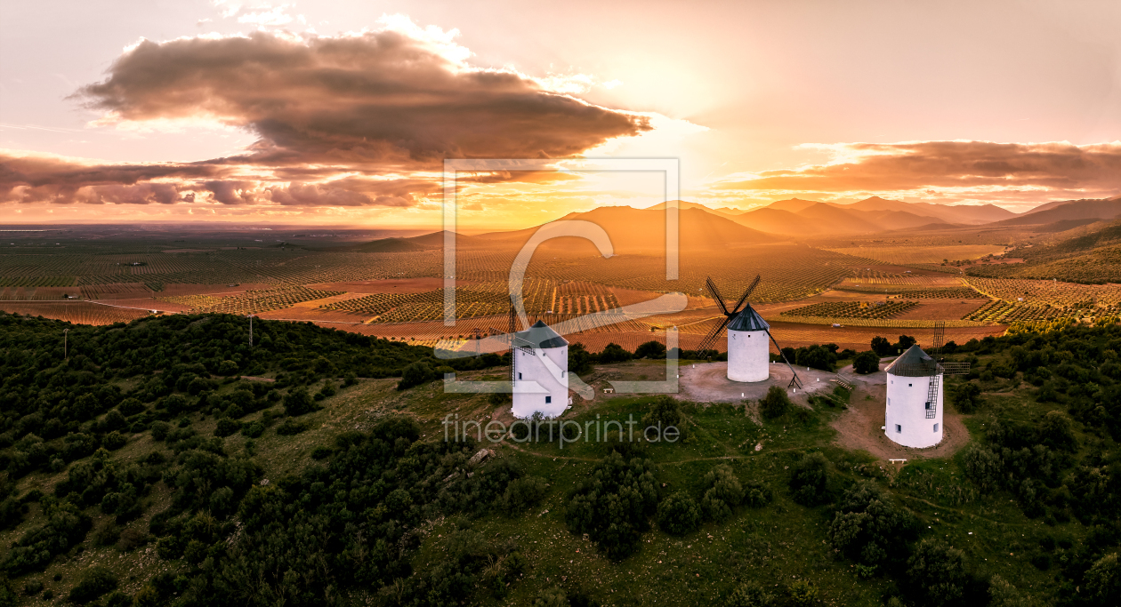 Bild-Nr.: 12873661 Don Quixote Windmühlen - Spanien erstellt von Achim Thomae