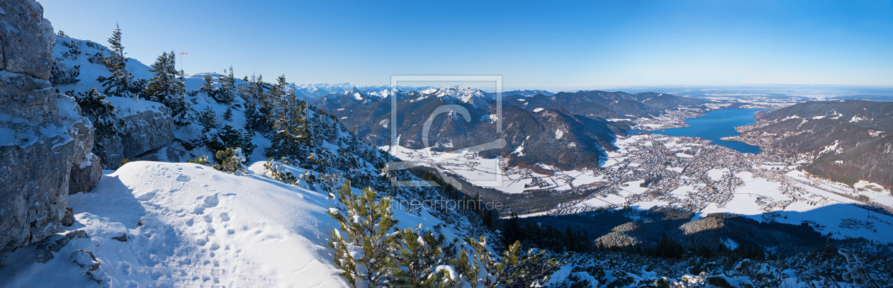 Bild-Nr.: 12874005 Tegernseeblick vom Wallberggipfel erstellt von SusaZoom