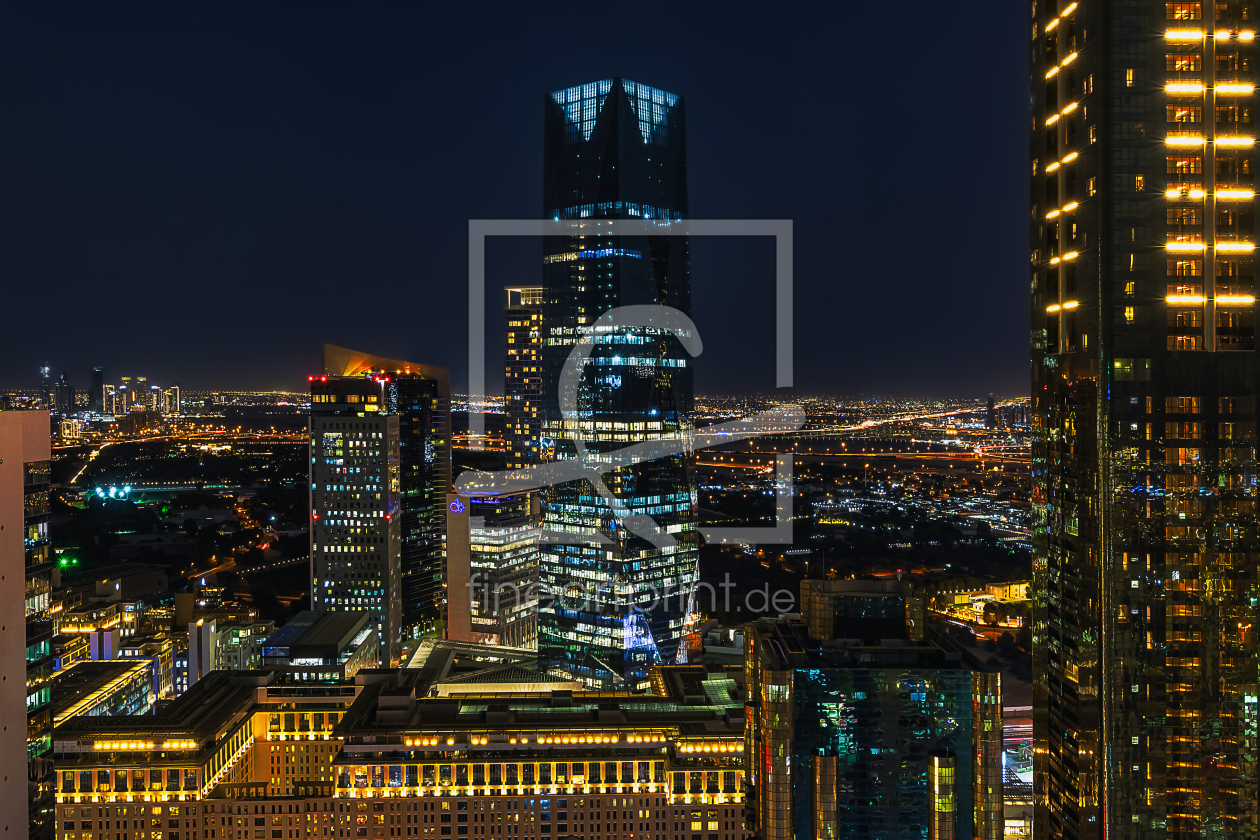 Bild-Nr.: 12874684 Skyline Dubai - Downtown von einer Rooftop Bar erstellt von uh-Photography