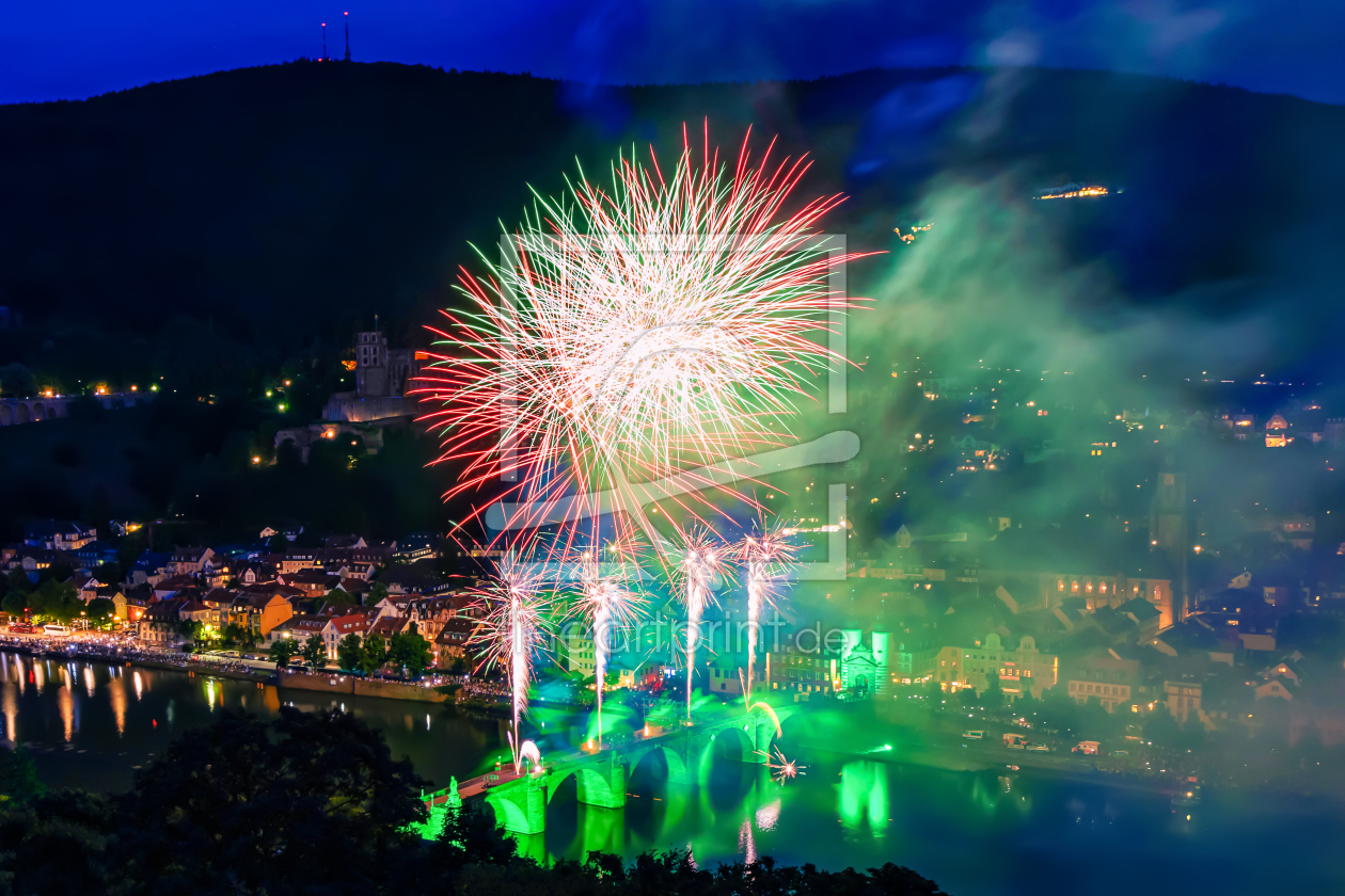 Bild-Nr.: 12876632 Heidelberger Schlossbeleuchtung - Feuerwerk erstellt von uh-Photography