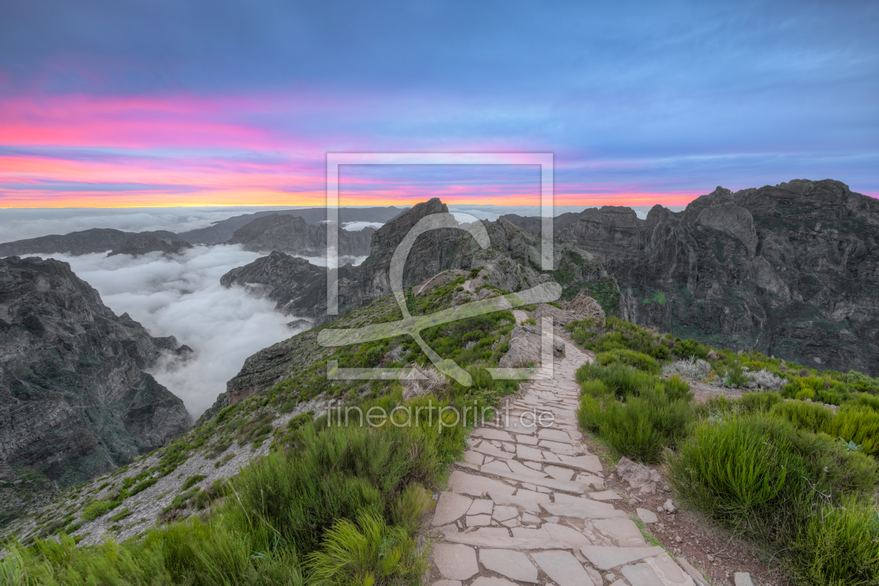 Bild-Nr.: 12877039 Abends auf dem Pico do Arieiro auf Madeira erstellt von Michael Valjak