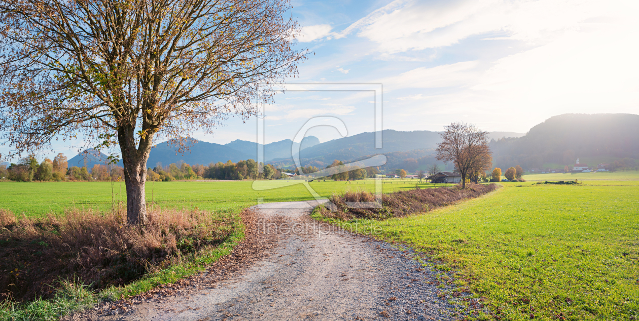Bild-Nr.: 12877664 Herbstlicher Radweg rund um Bad Feilnbach erstellt von SusaZoom