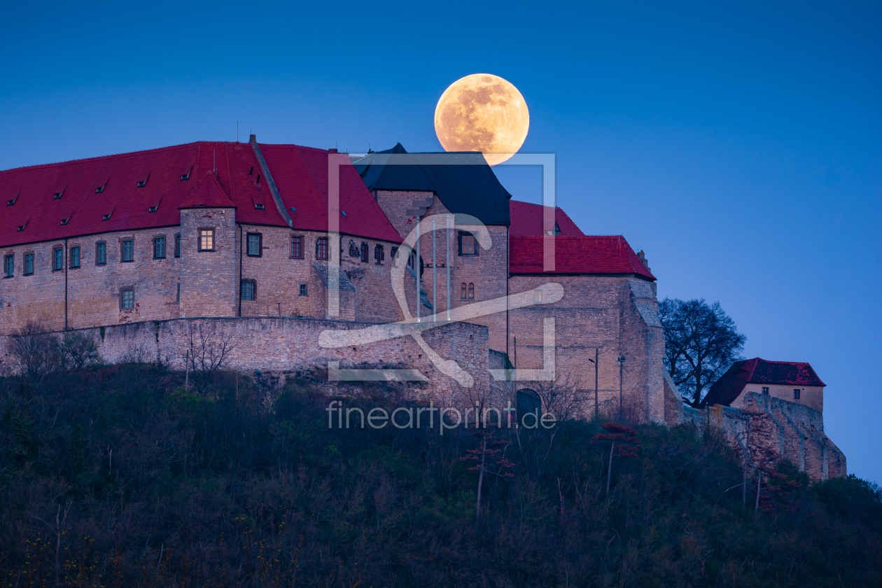 Bild-Nr.: 12878061 Schloss Neuenburg mit Vollmond erstellt von Martin Martin Wasilewski