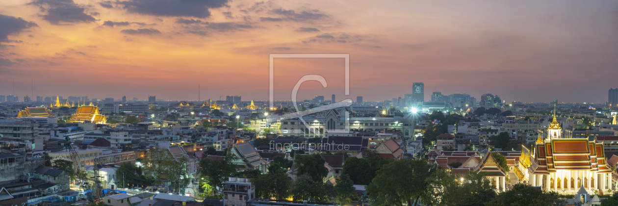 Bild-Nr.: 12878230 Bangkok Panorama erstellt von Walter G. Allgöwer