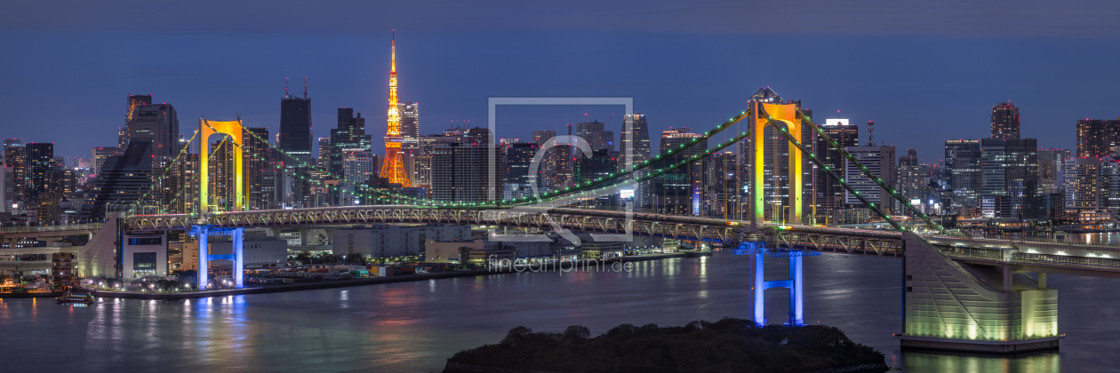 Bild-Nr.: 12878927 Rainbow Bridge in Tokyo erstellt von eyetronic
