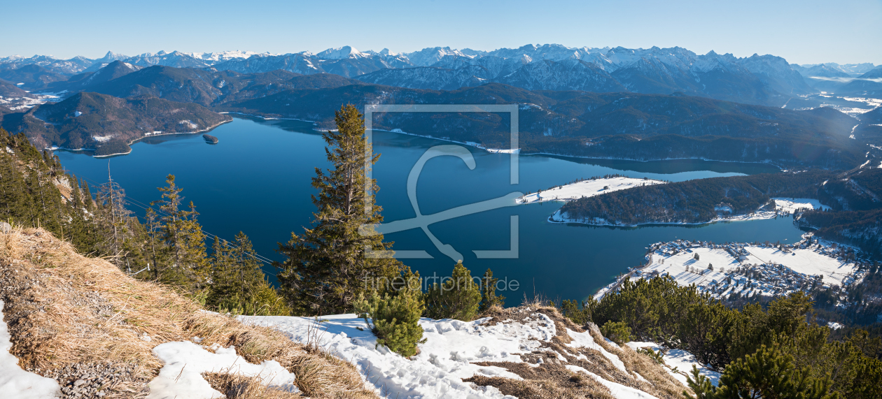 Bild-Nr.: 12880395 Walchensee Winterlandschaft erstellt von SusaZoom