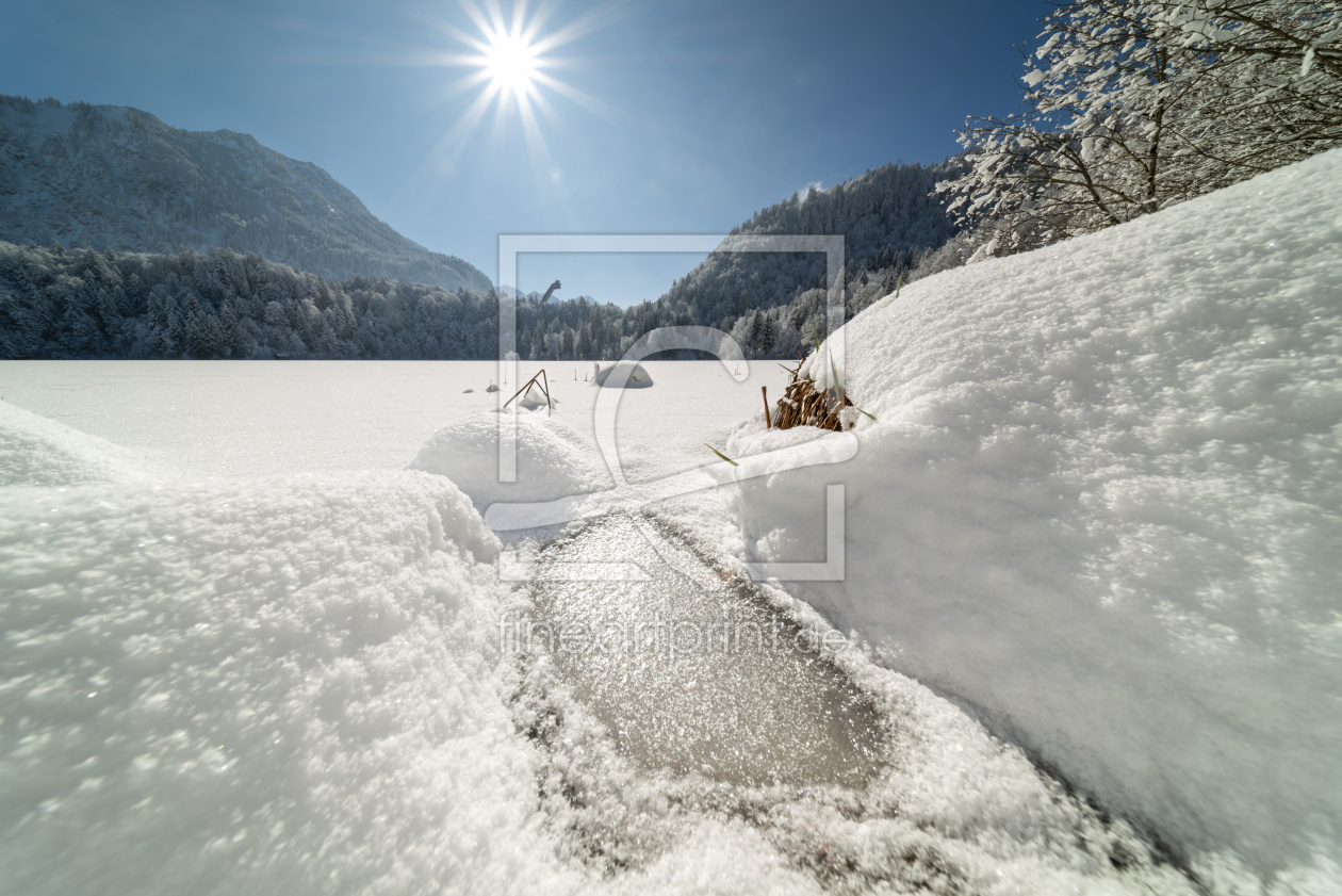 Bild-Nr.: 12880663 Winter am Freibergsee erstellt von Walter G. Allgöwer