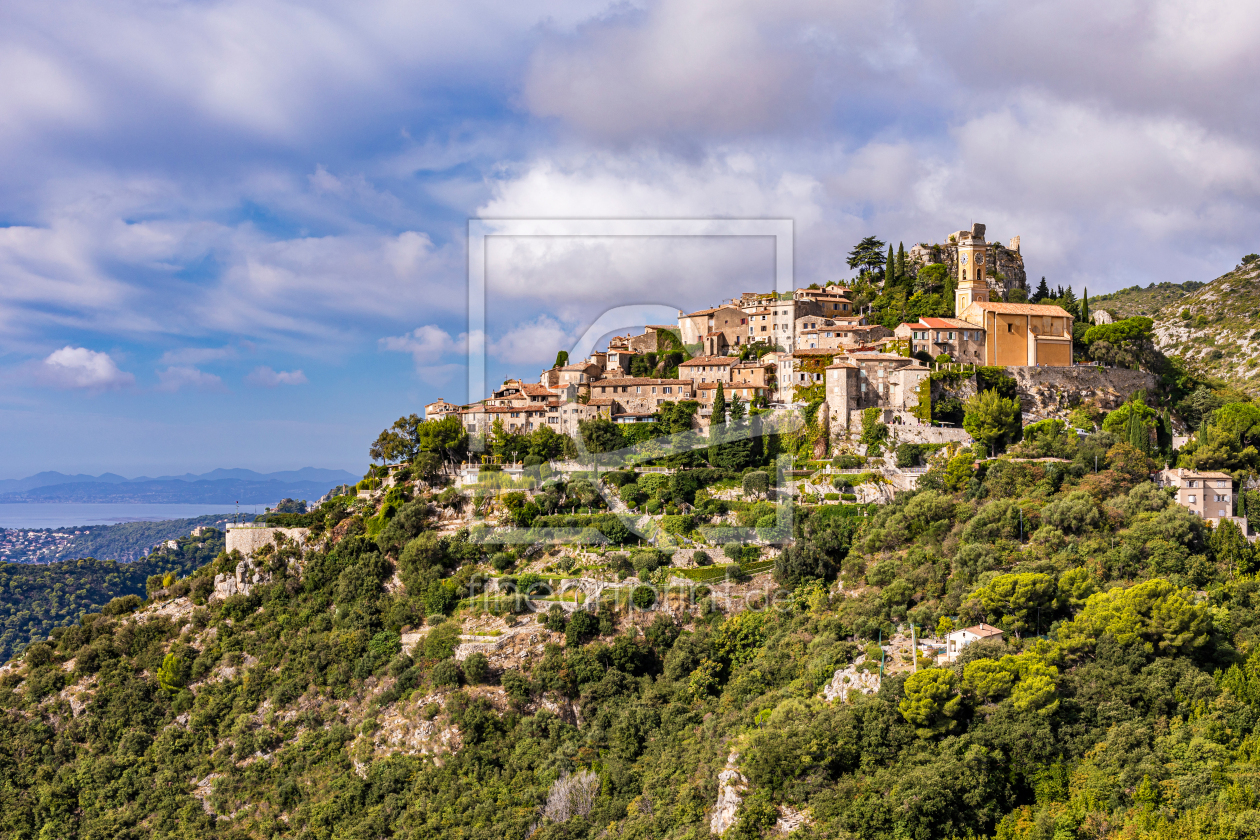 Bild-Nr.: 12880691 Bergdorf Eze in Frankreich erstellt von dieterich