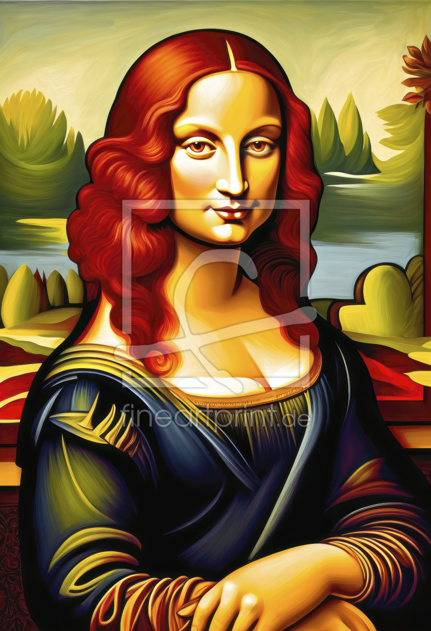 Bild-Nr.: 12881424 Mona Lisa KI erstellt von XYRIUS