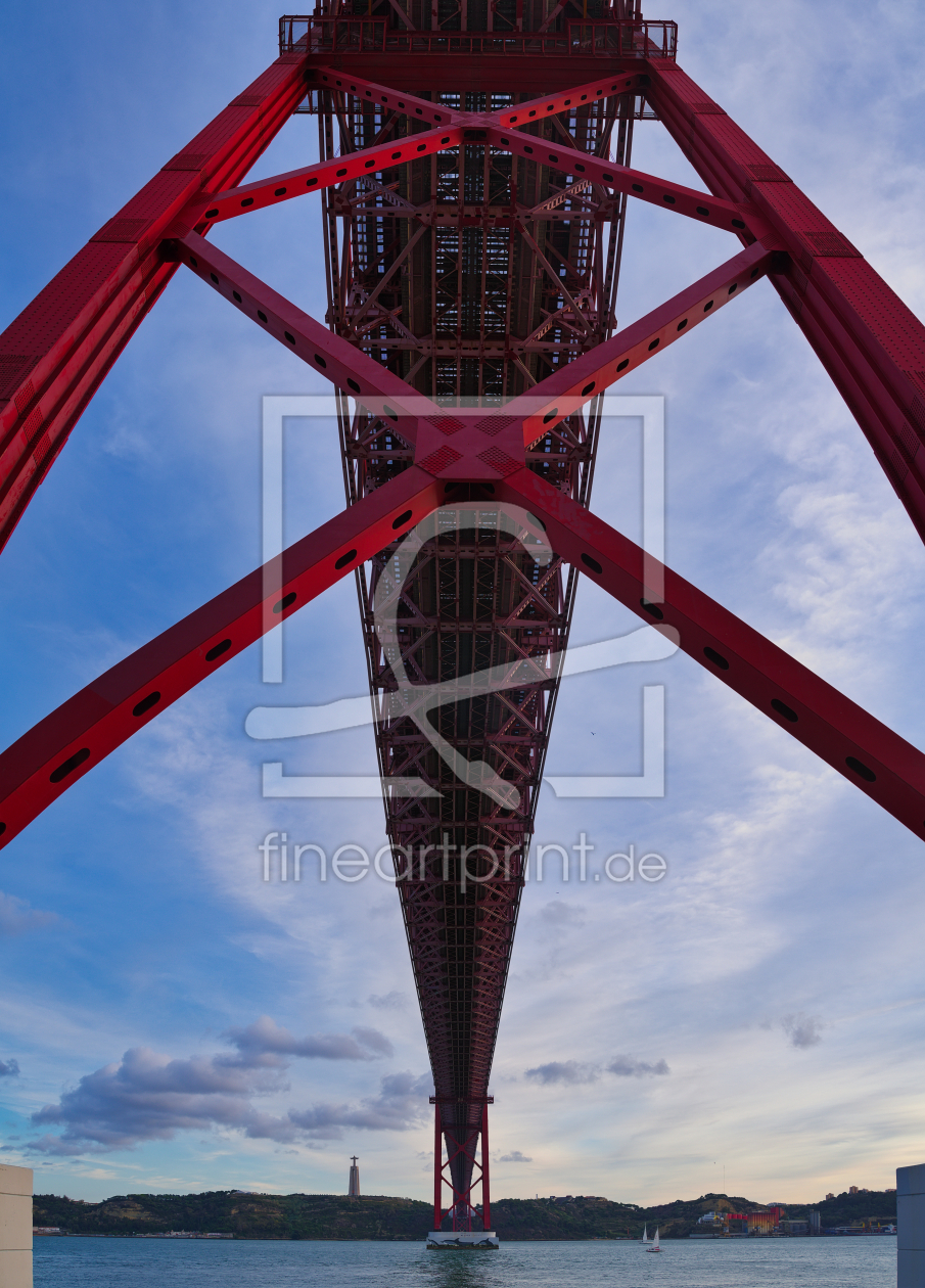 Bild-Nr.: 12882798 Untersicht Ponte 25 de Abril Hängebrücke - Lisboa erstellt von move