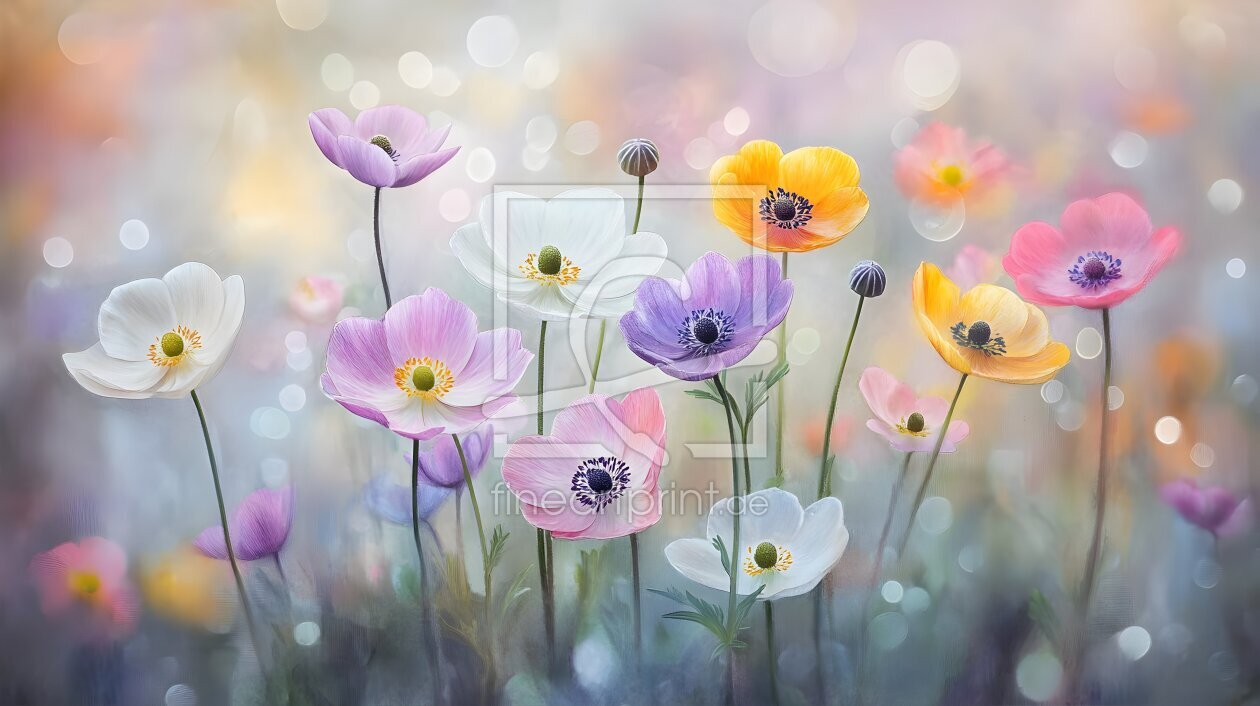 Bild-Nr.: 12883882 Bunte Sommerblumen KI erstellt von Heike  Hultsch