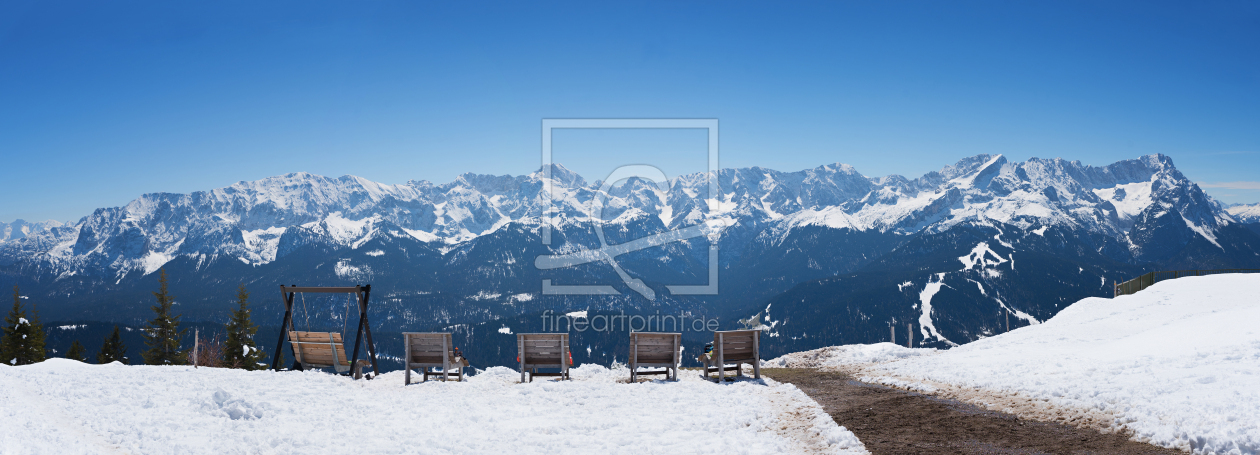 Bild-Nr.: 12884066 Sonnenliegen am Wank Winterlandschaft Garmisch erstellt von SusaZoom