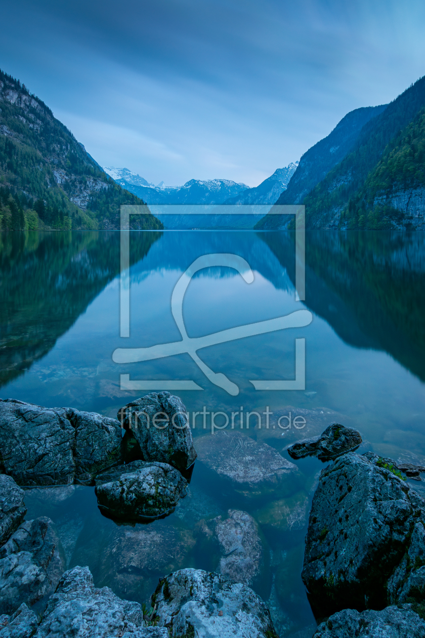Bild-Nr.: 12884822 Blaue Stunde am Königssee erstellt von Martin Martin Wasilewski