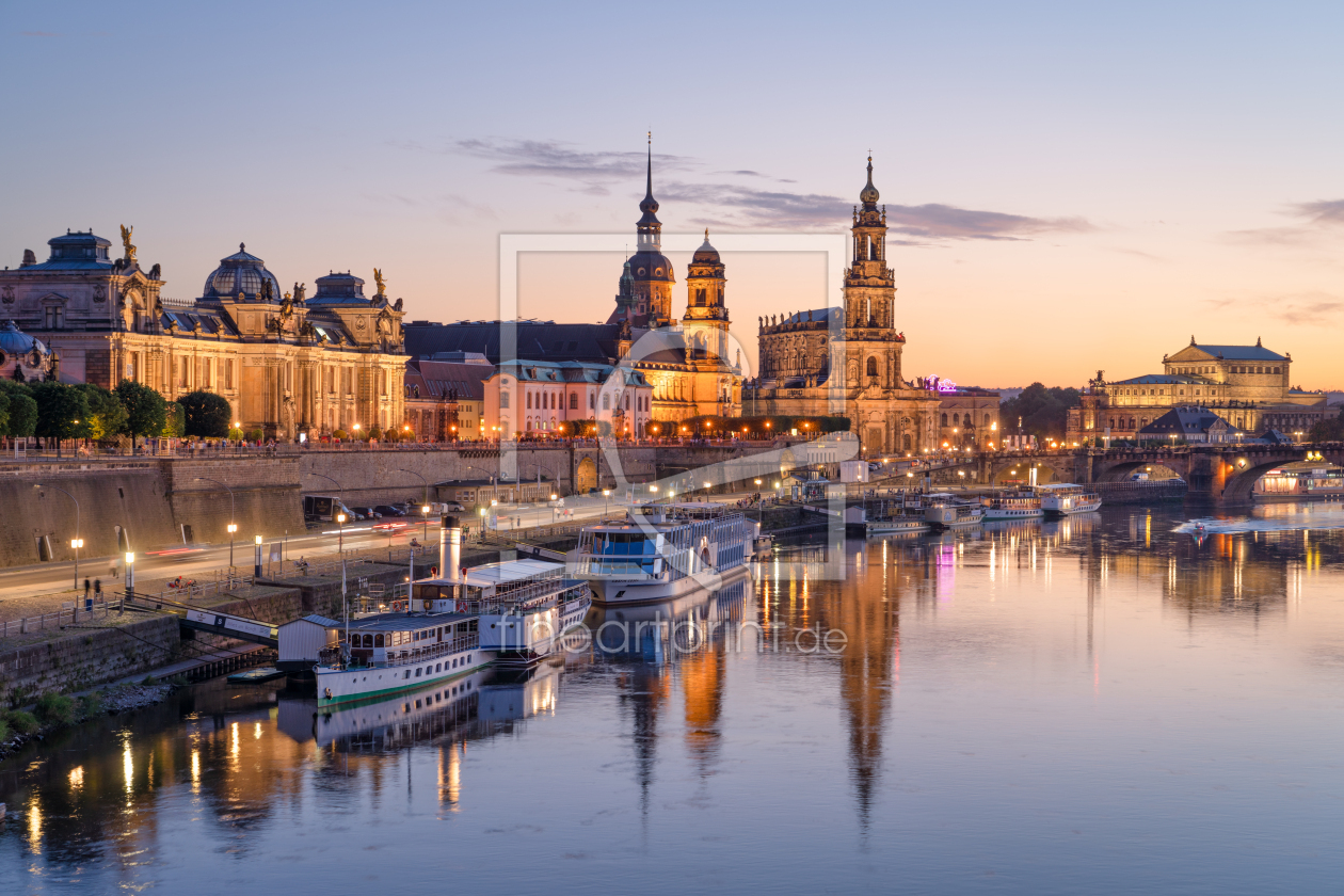 Bild-Nr.: 12886261 Dresden Stadtansicht bei Sonnenuntergang erstellt von eyetronic