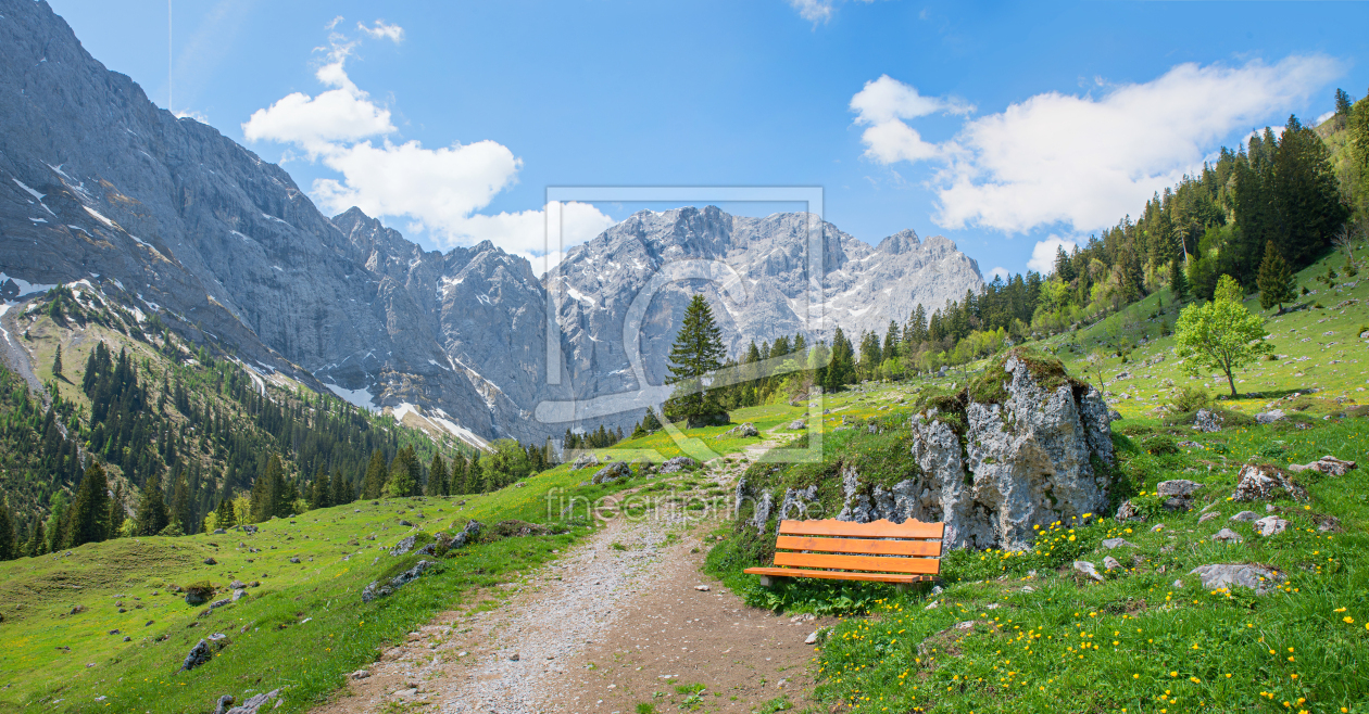 Bild-Nr.: 12886866 Wanderweg im Karwendel erstellt von SusaZoom