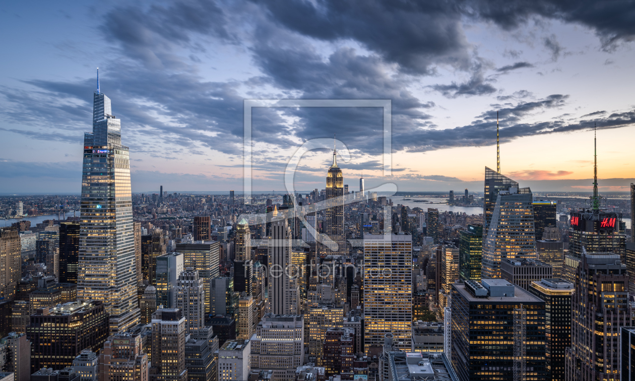 Bild-Nr.: 12887132 Manhattan Skyline mit Empire State Building erstellt von eyetronic