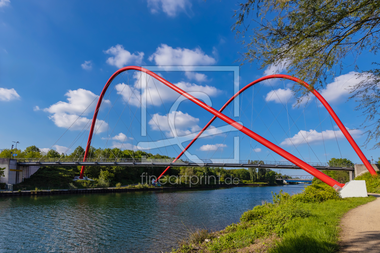 Bild-Nr.: 12887224 Doppelbogenbrücke Nordsternpark erstellt von uh-Photography