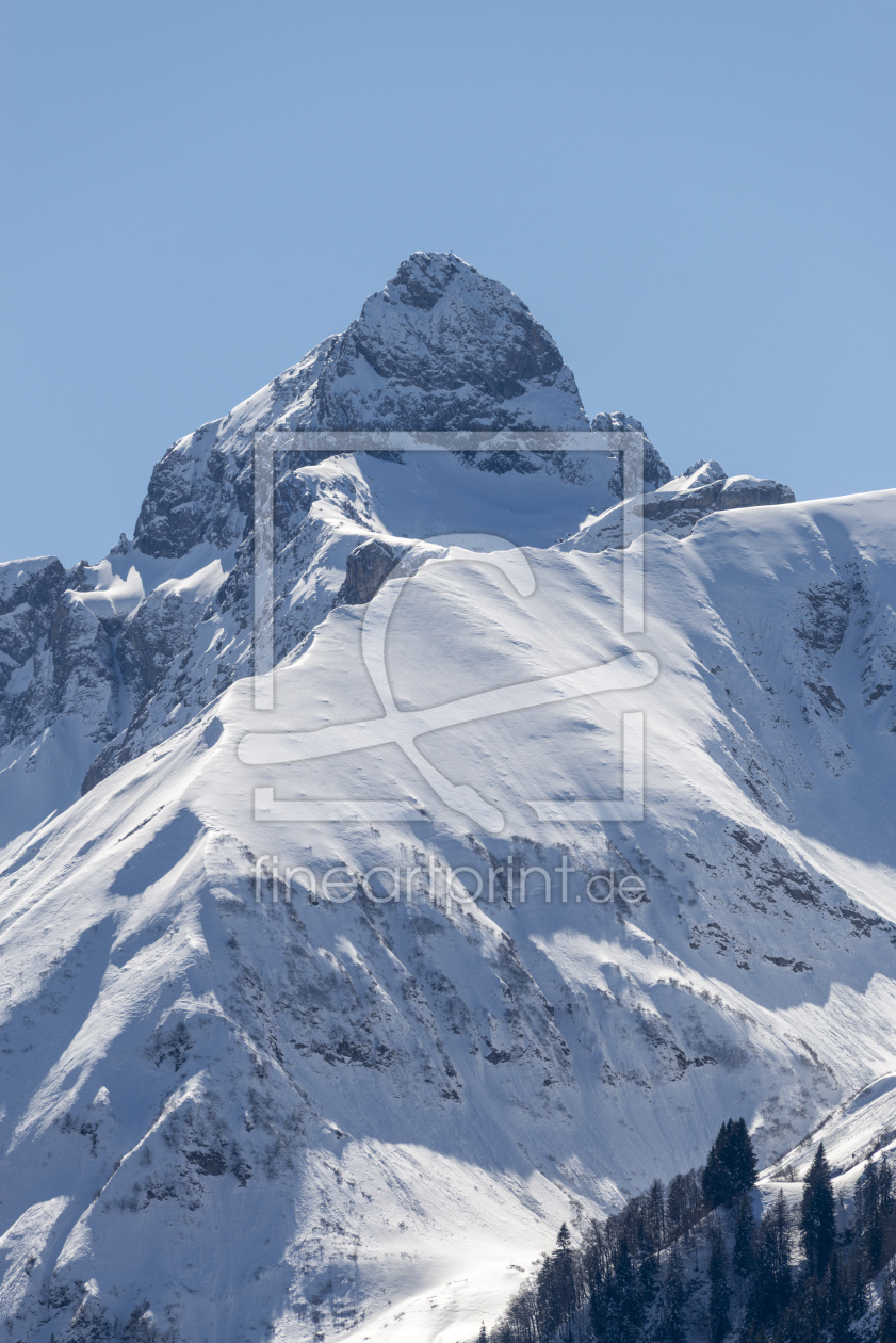 Bild-Nr.: 12887246 Trettachspitze im Winter erstellt von Walter G. Allgöwer