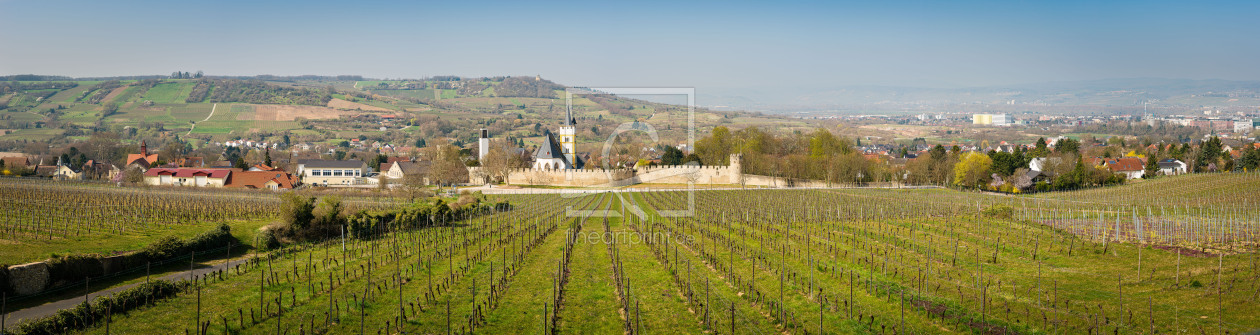 Bild-Nr.: 12887332 Ober-Ingelheim mit Burgkirche -3n- erstellt von Erhard Hess