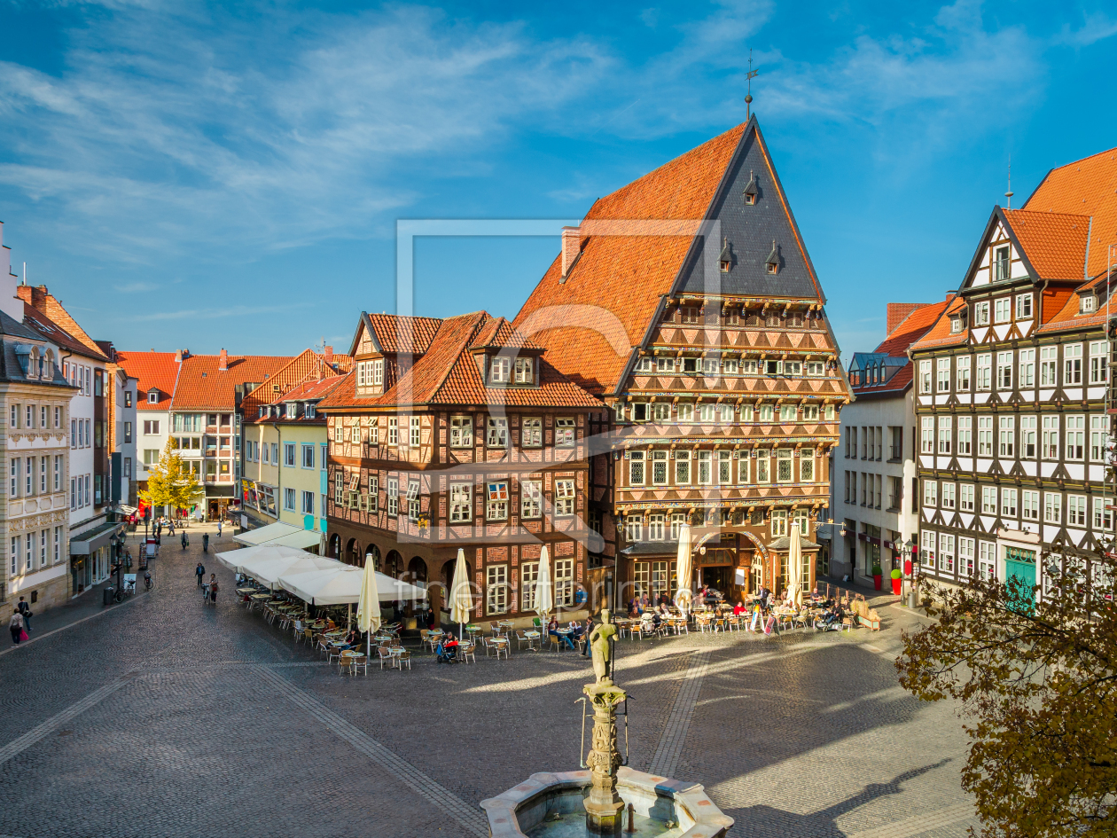 Bild-Nr.: 12887364 Marktplatz von Hildesheim erstellt von Mapics